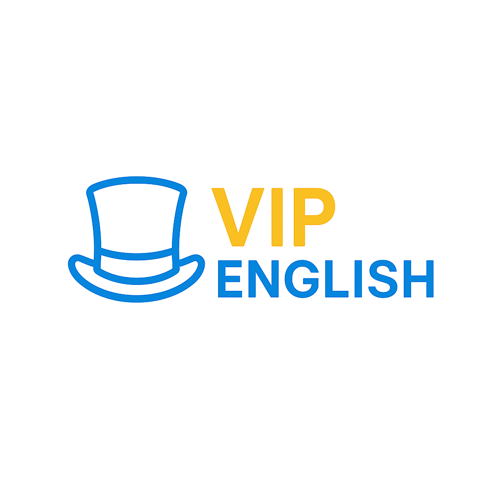 VIP English Logo